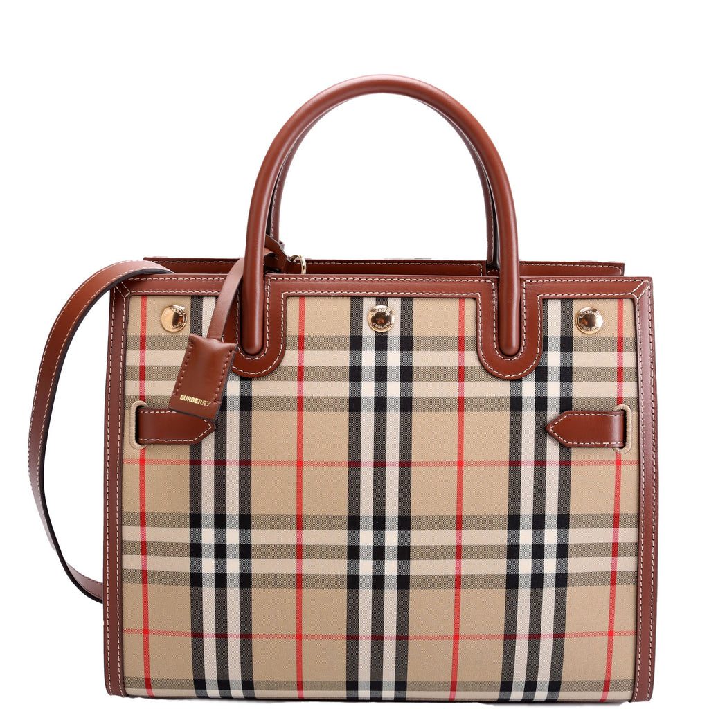 Title Vintage Check Medium Tote 8025274