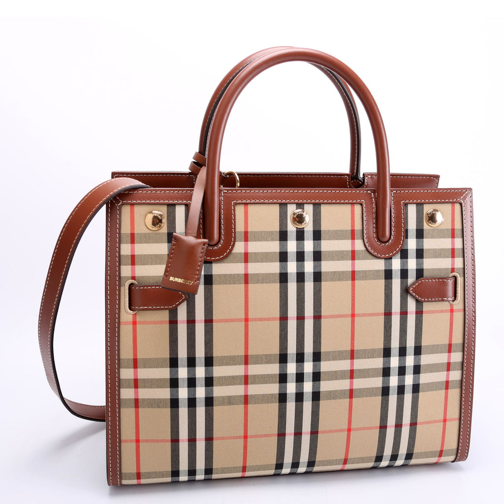 Title Vintage Check Medium Tote 8025274