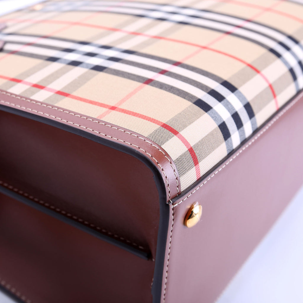 Title Vintage Check Medium Tote 8025274