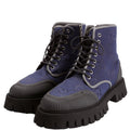 Gucci Maxi GG Canvas Lace Up Combat Boots Men's Size 8.5 (40.5)
