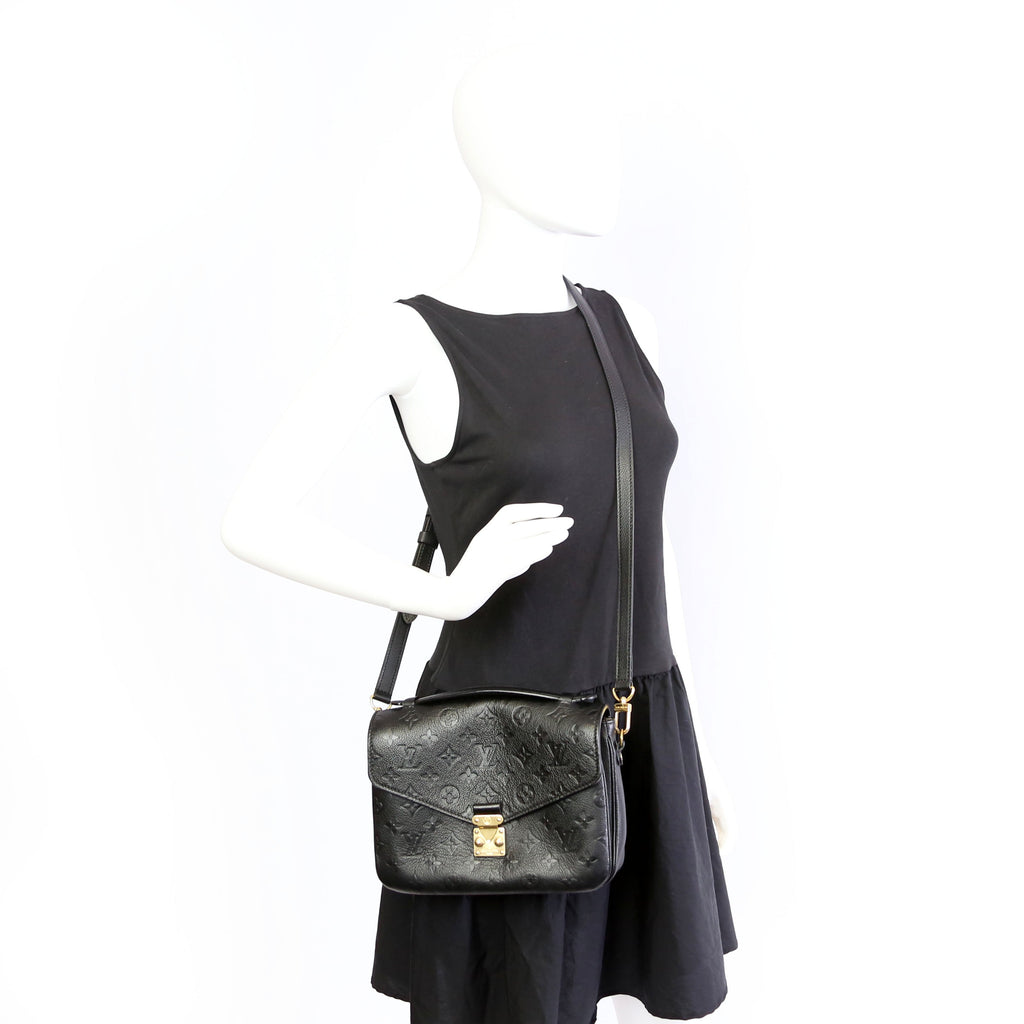 Pochette Metis Empreinte Black