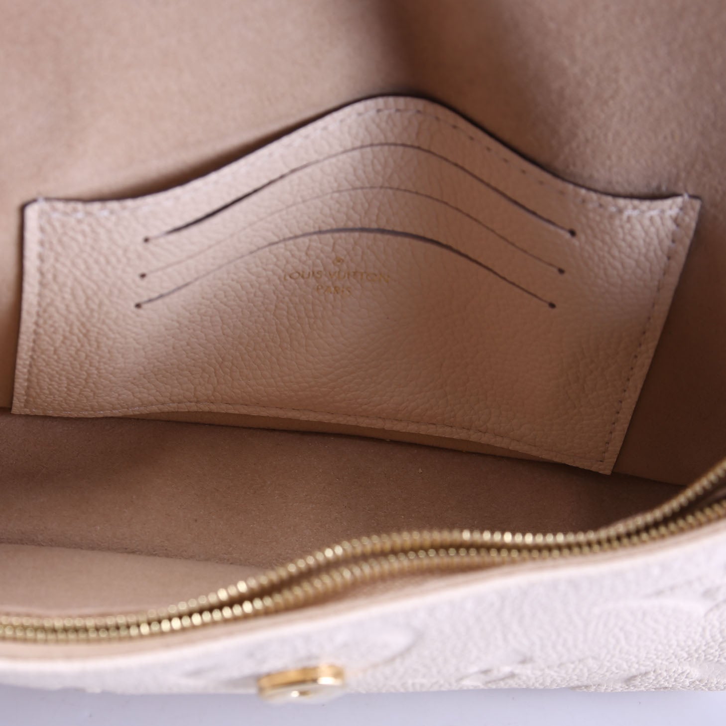 Ivy Wallet On Chain Empreinte Cream/Gold
