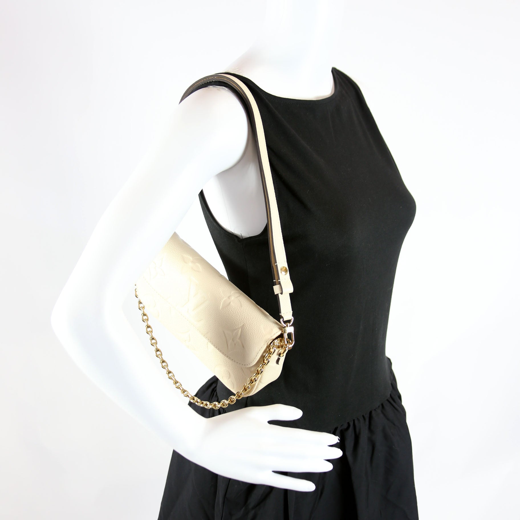 Ivy Wallet On Chain Empreinte Cream/Gold