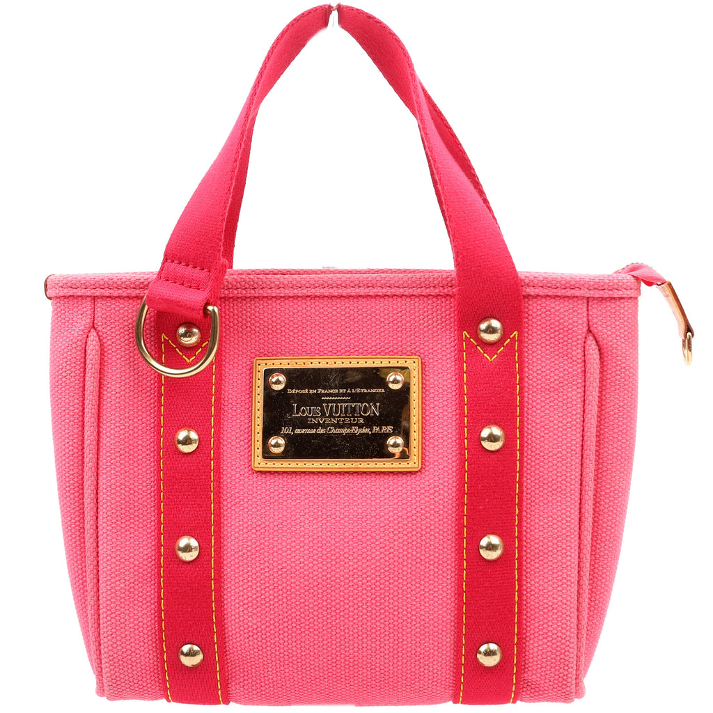 Cabas Antigua Pm Canvas Pink