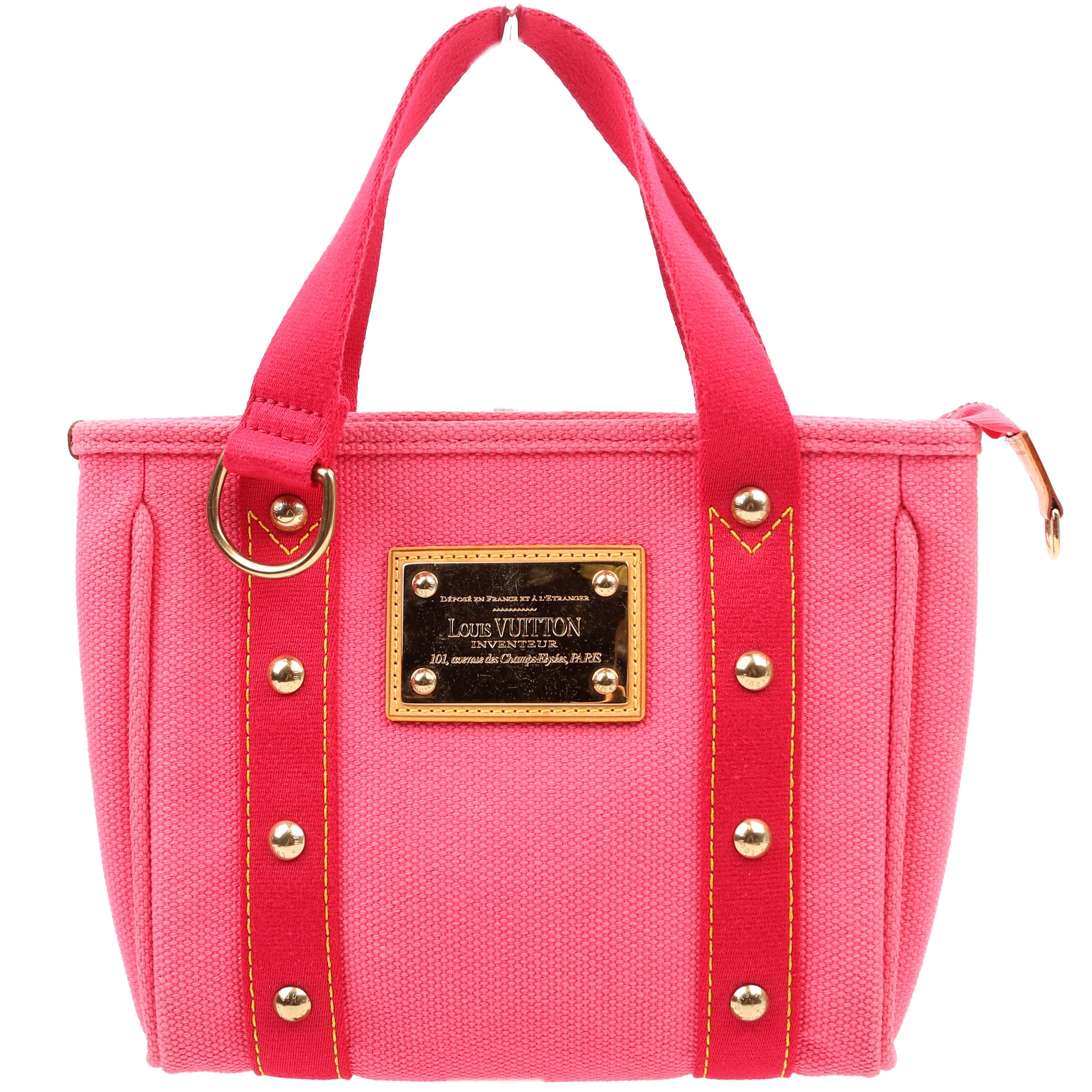 Cabas Antigua Pm Canvas Pink