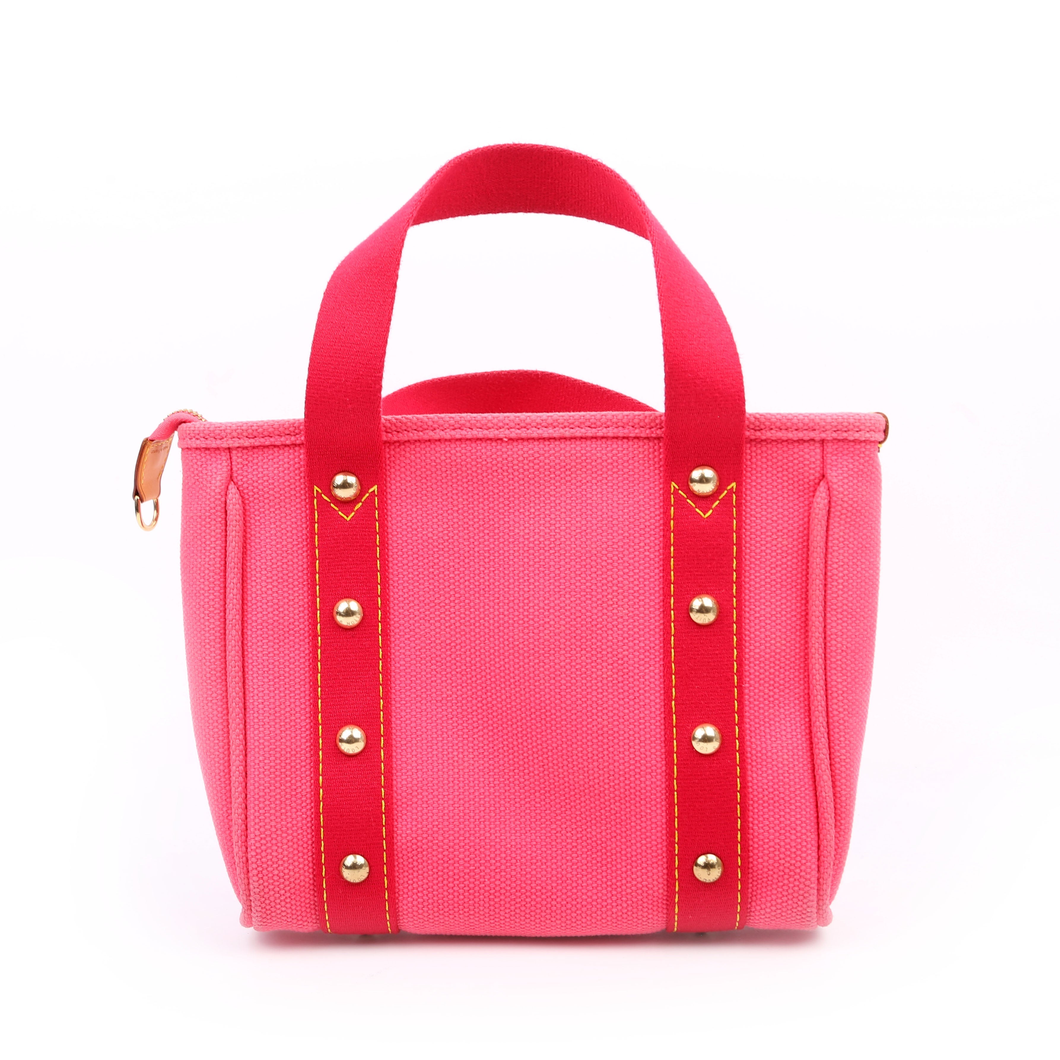 Cabas Antigua Pm Canvas Pink