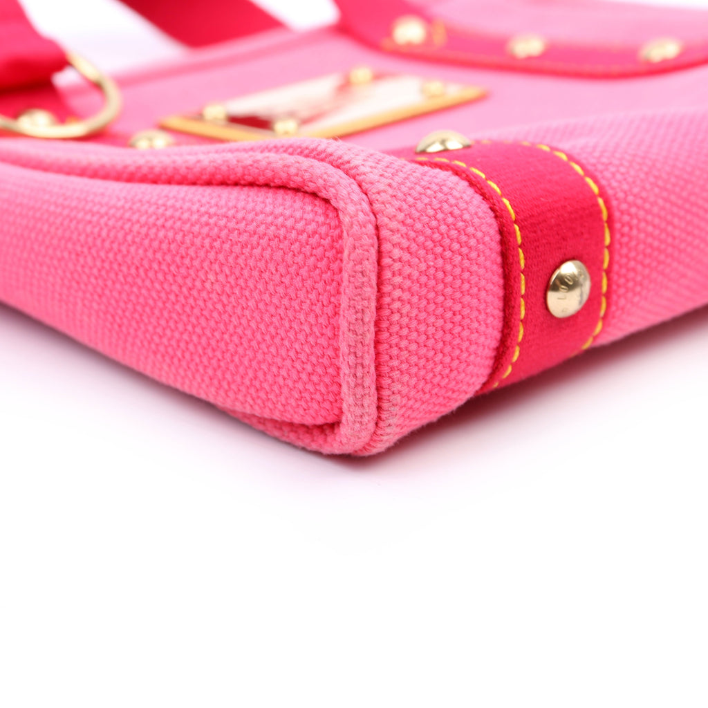 Cabas Antigua Pm Canvas Pink