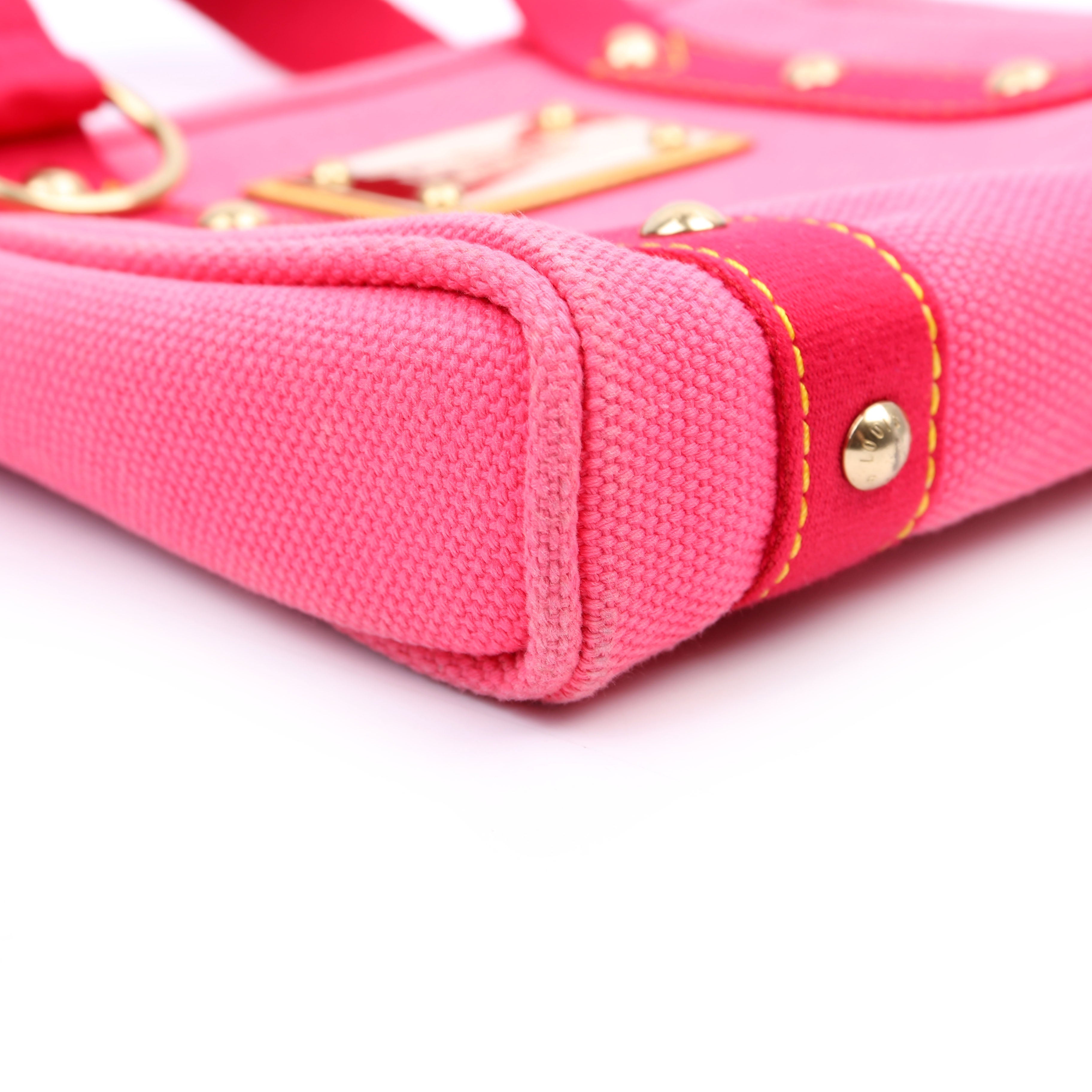 Cabas Antigua Pm Canvas Pink