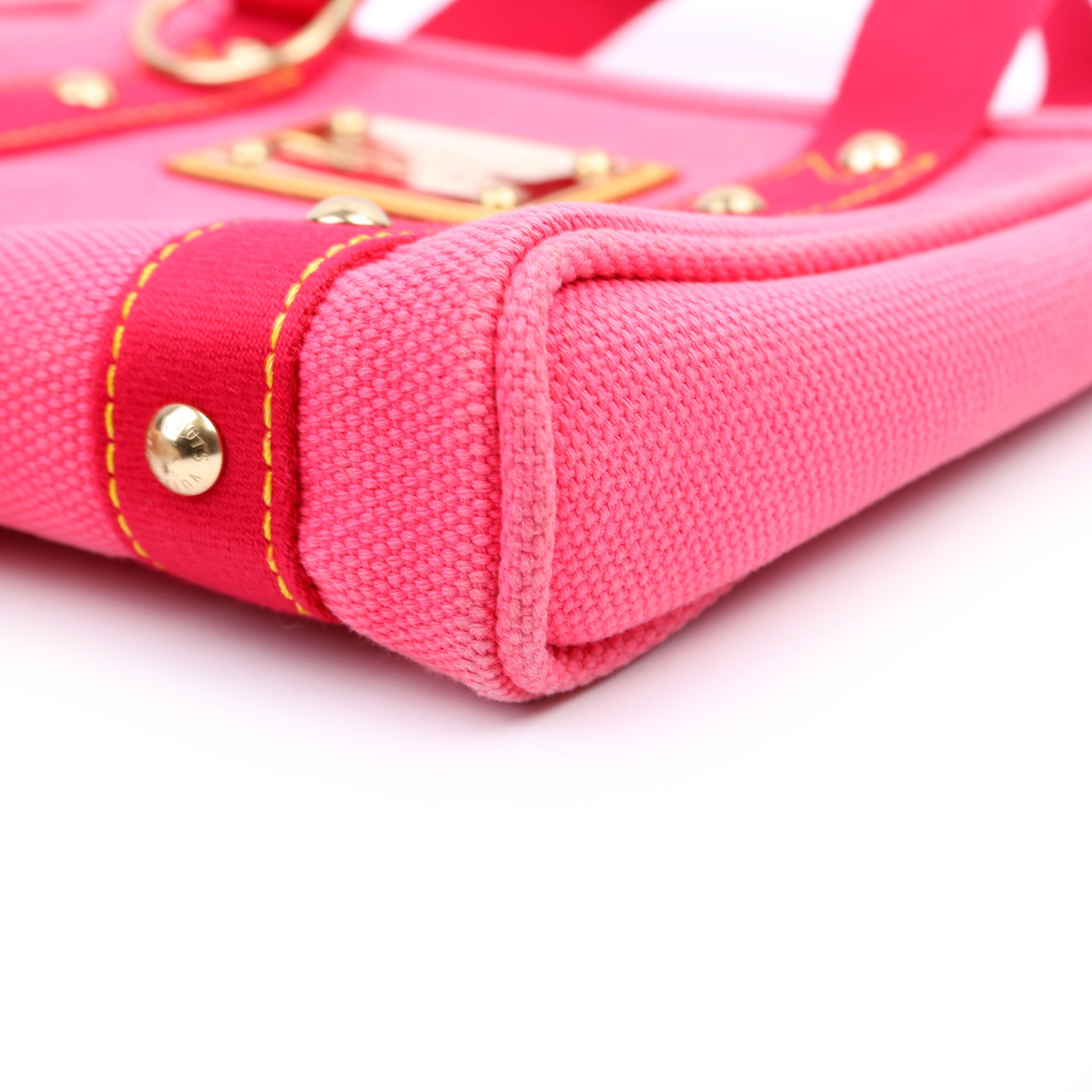 Cabas Antigua Pm Canvas Pink