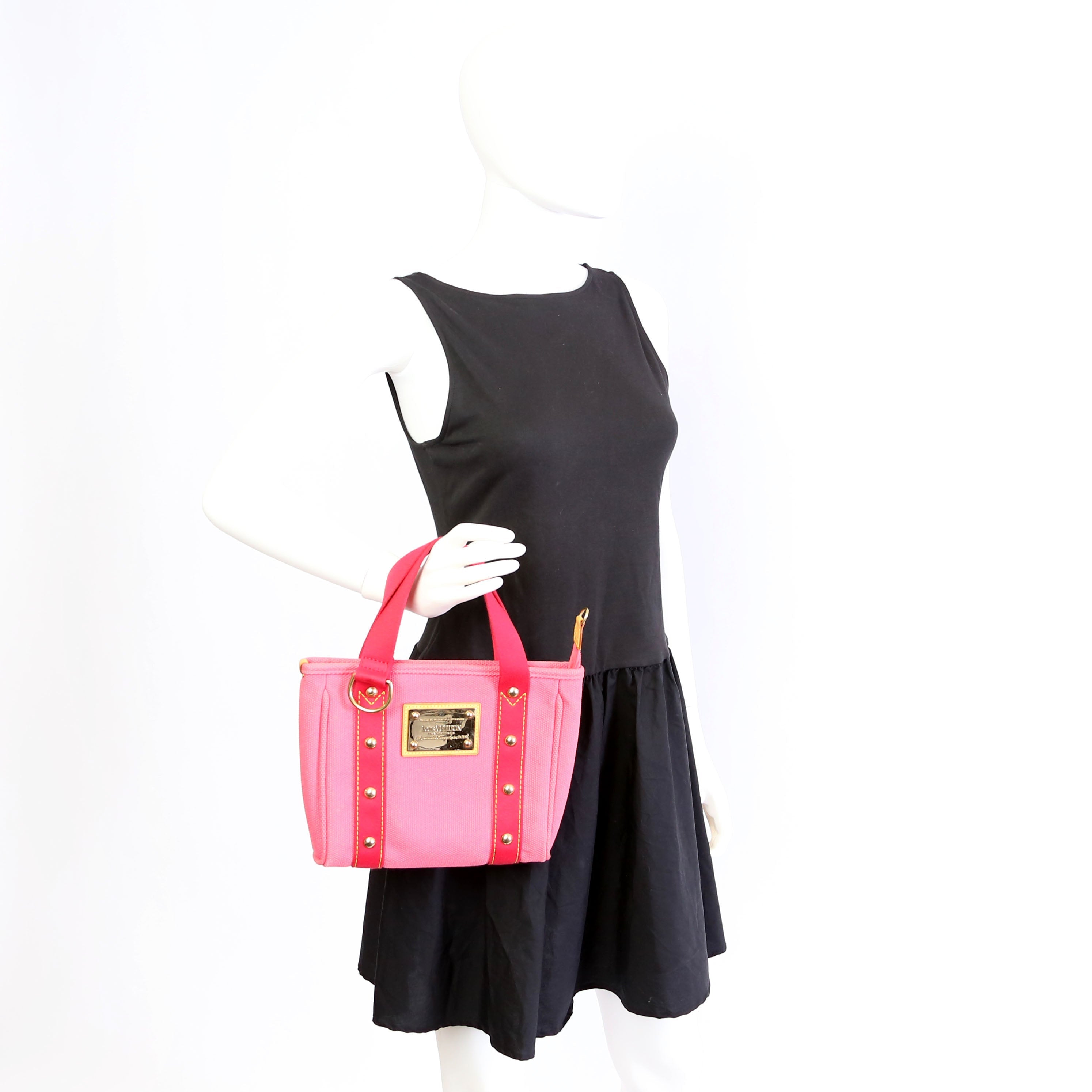Cabas Antigua Pm Canvas Pink