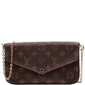 Pochette Felicie Monogram Berry