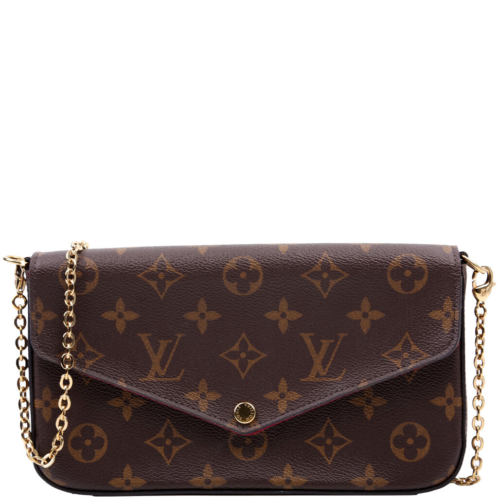 Pochette Felicie Monogram Berry