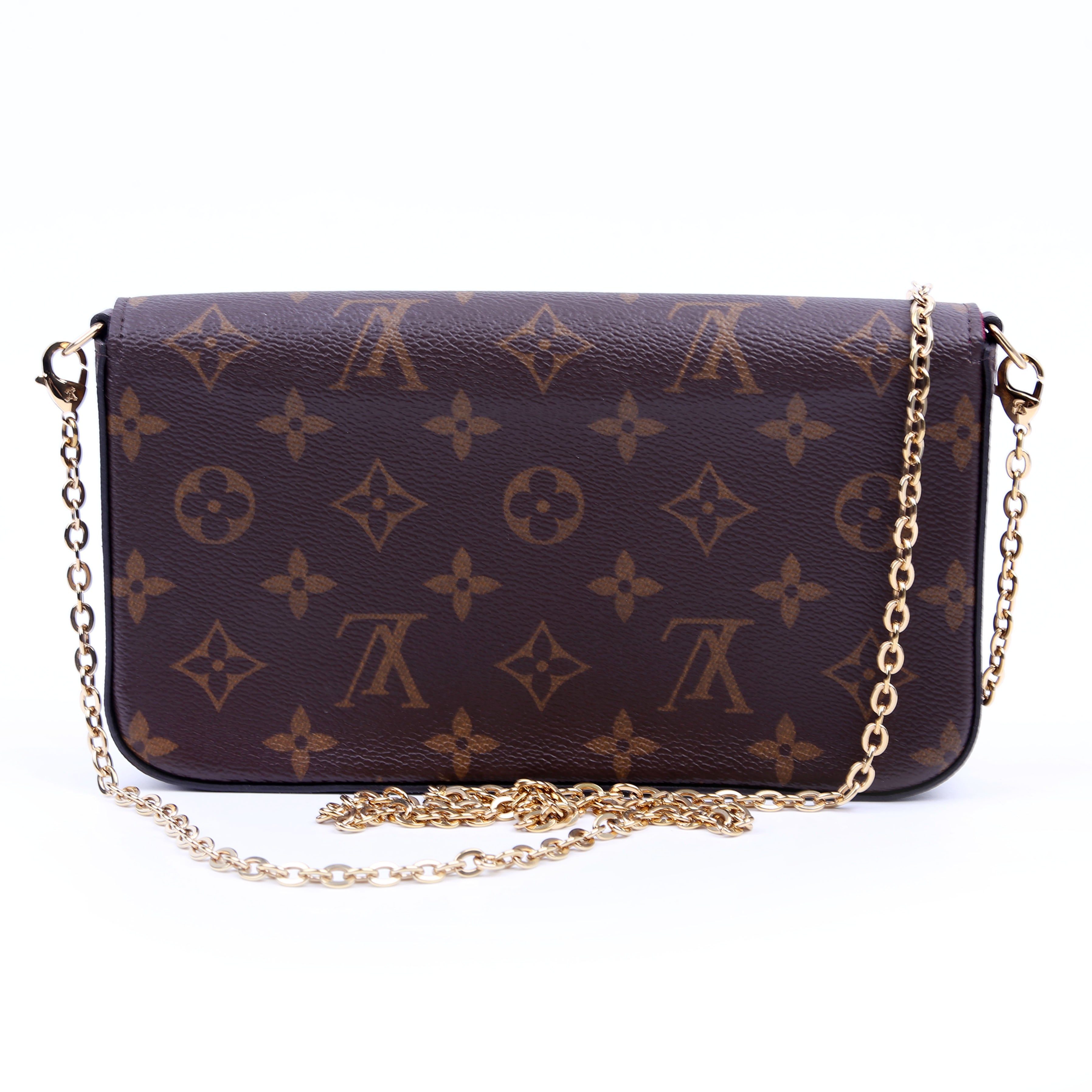 Pochette Felicie Monogram Berry