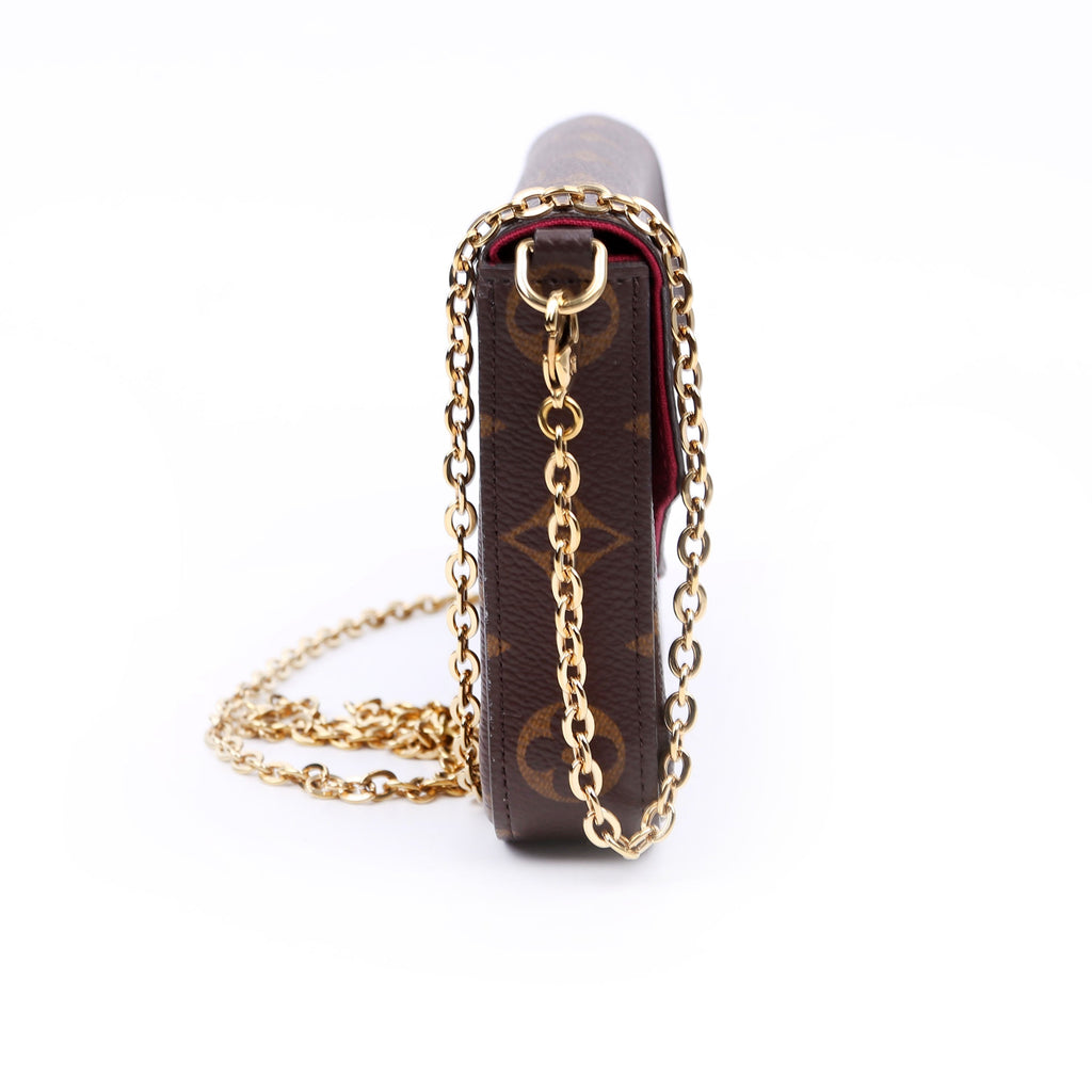 Pochette Felicie Monogram Berry