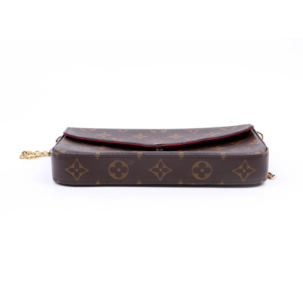 Pochette Felicie Monogram Berry