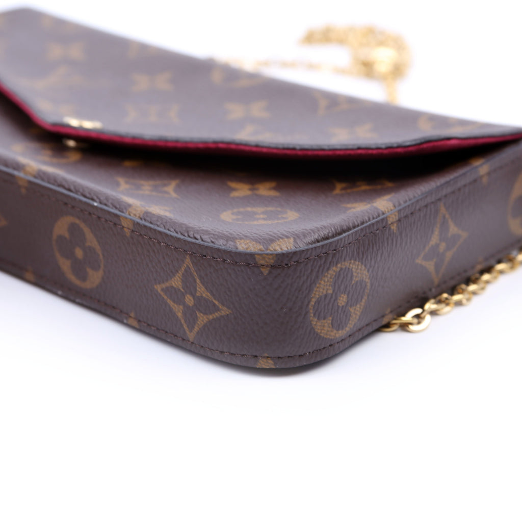 Pochette Felicie Monogram Berry