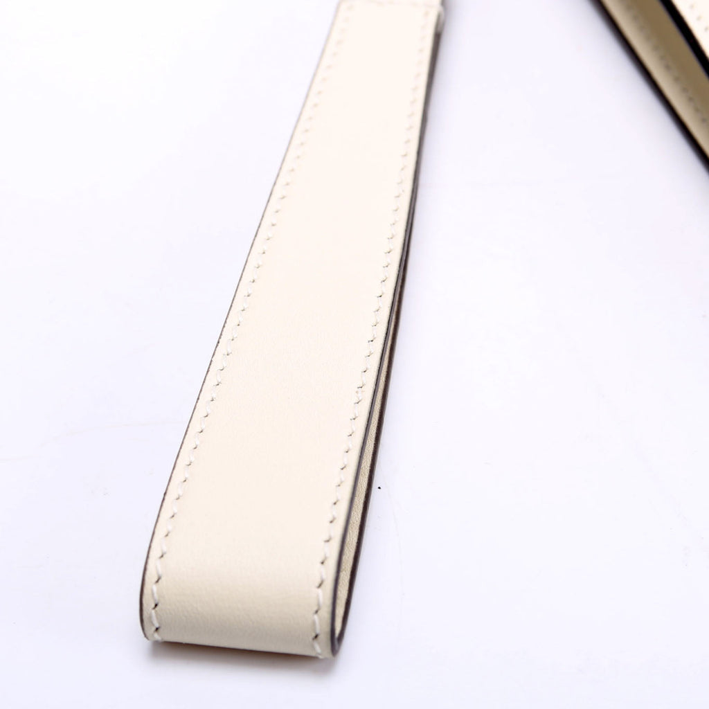 Gucci 510489 X Sega Guccy Stars Calfskin Wristlet Pouch White/Gold