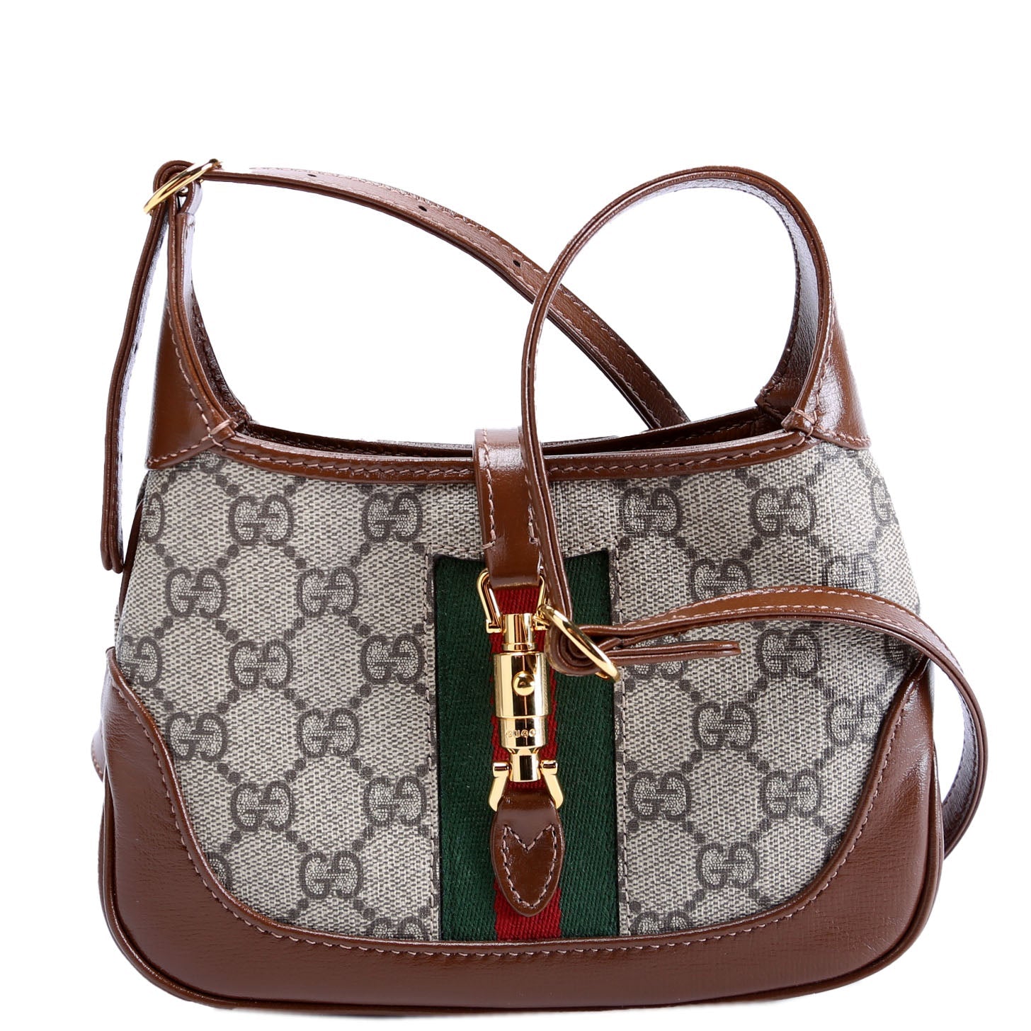 Gucci 637092 Jackie 1961 Mini Hobo Brown