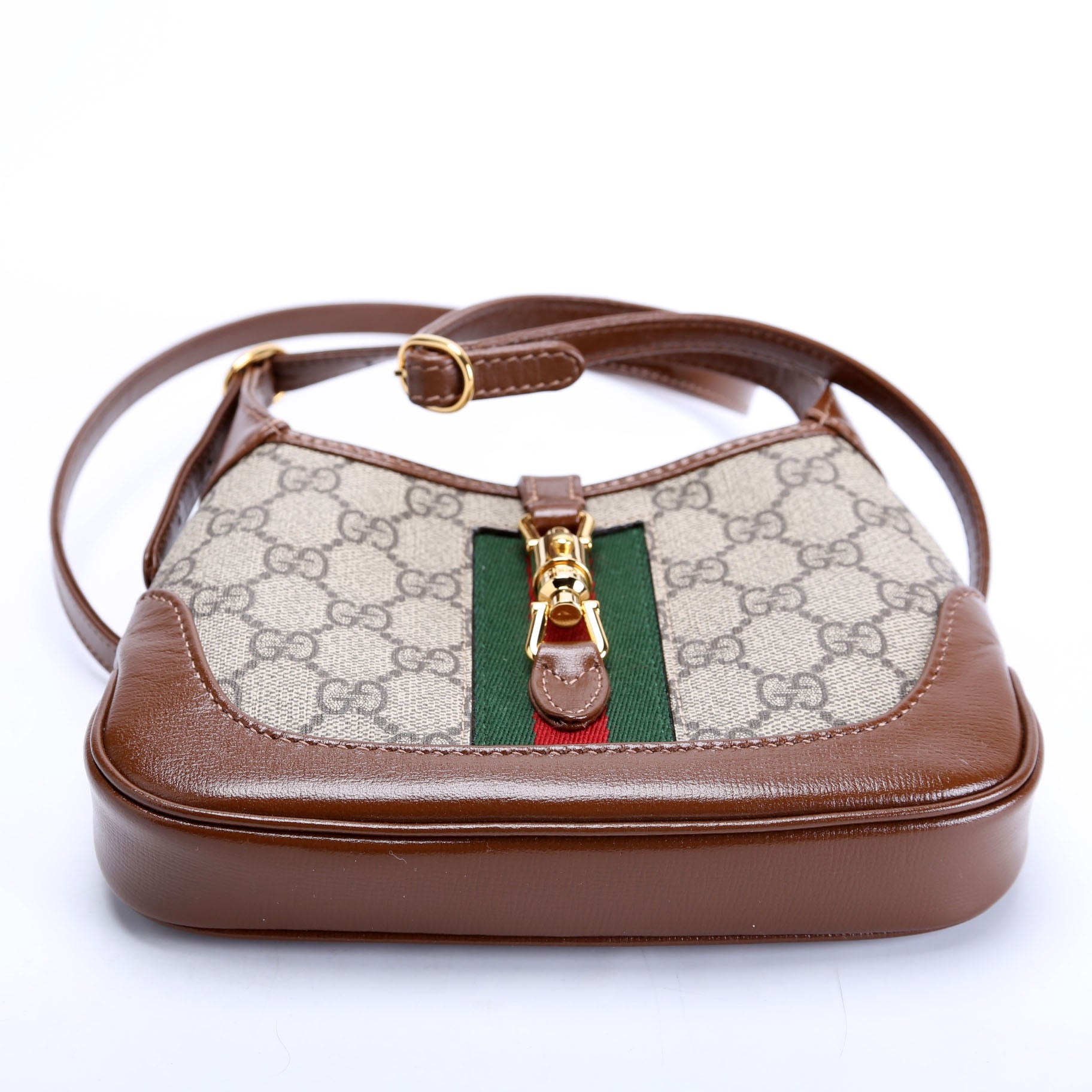 Gucci 637092 Jackie 1961 Mini Hobo Brown