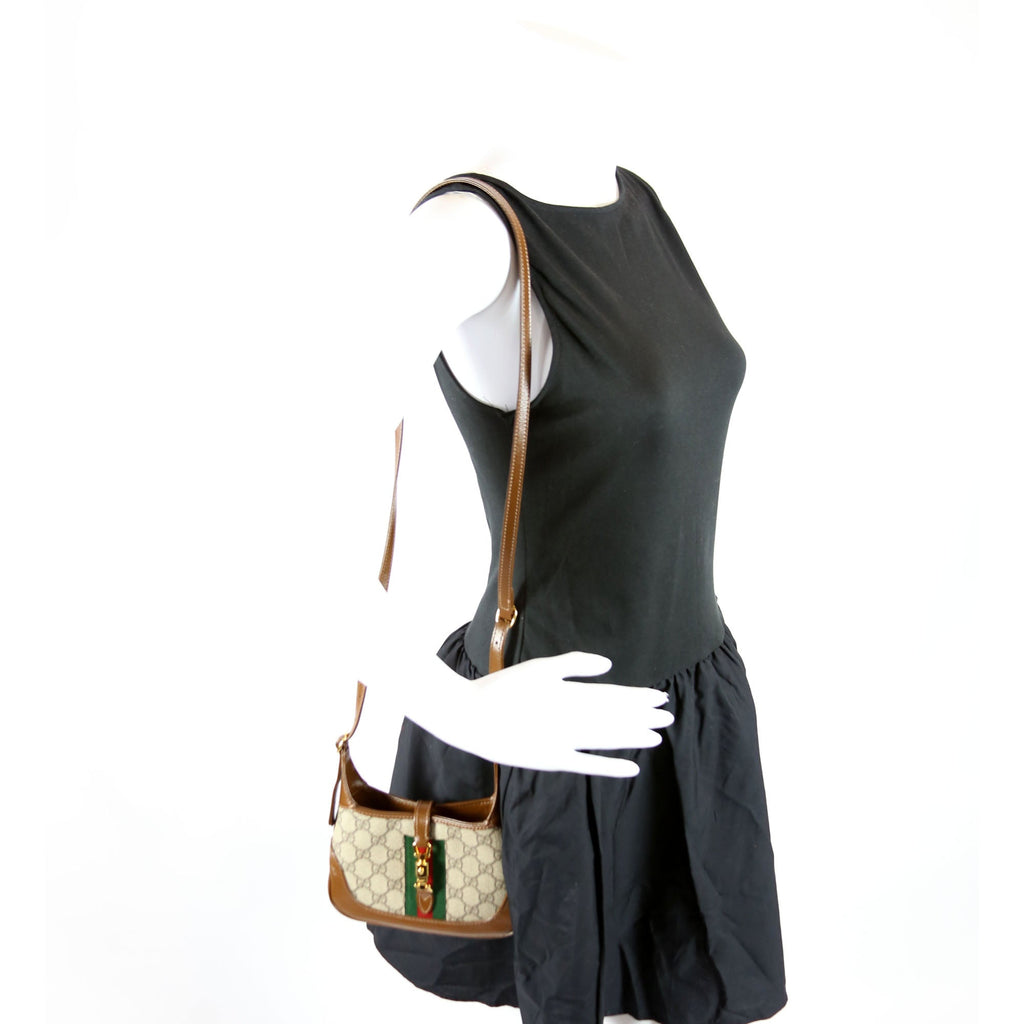 Gucci 637092 Jackie 1961 Mini Hobo Brown
