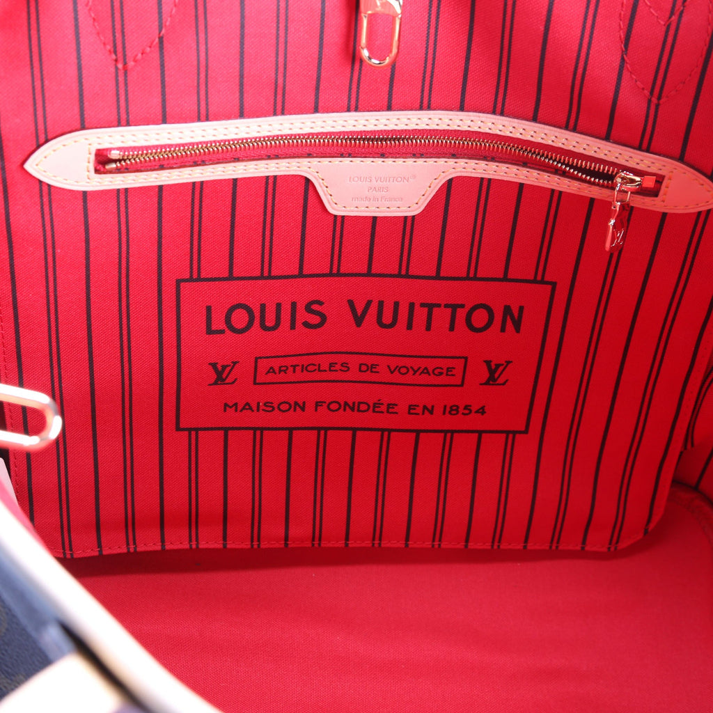 Neverfull MM Monogram Bandouliere Inside Out