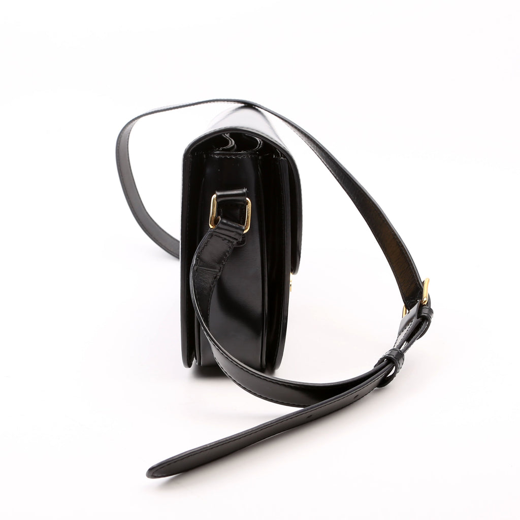 Classique Triomphe Bag Shiny Calfskin Black