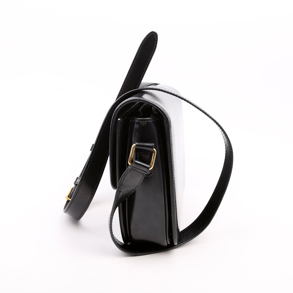 Classique Triomphe Bag Shiny Calfskin Black