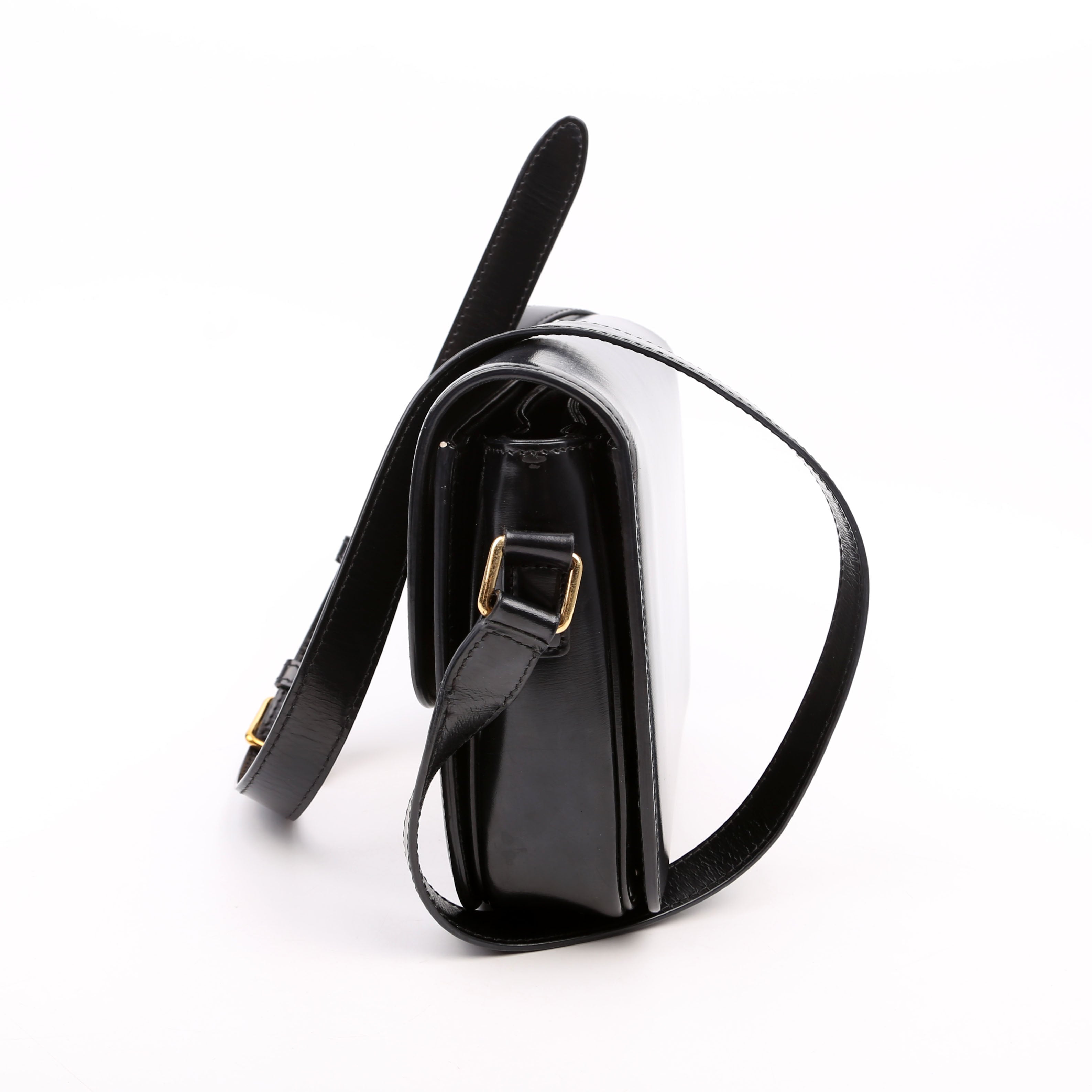 Classique Triomphe Bag Shiny Calfskin Black