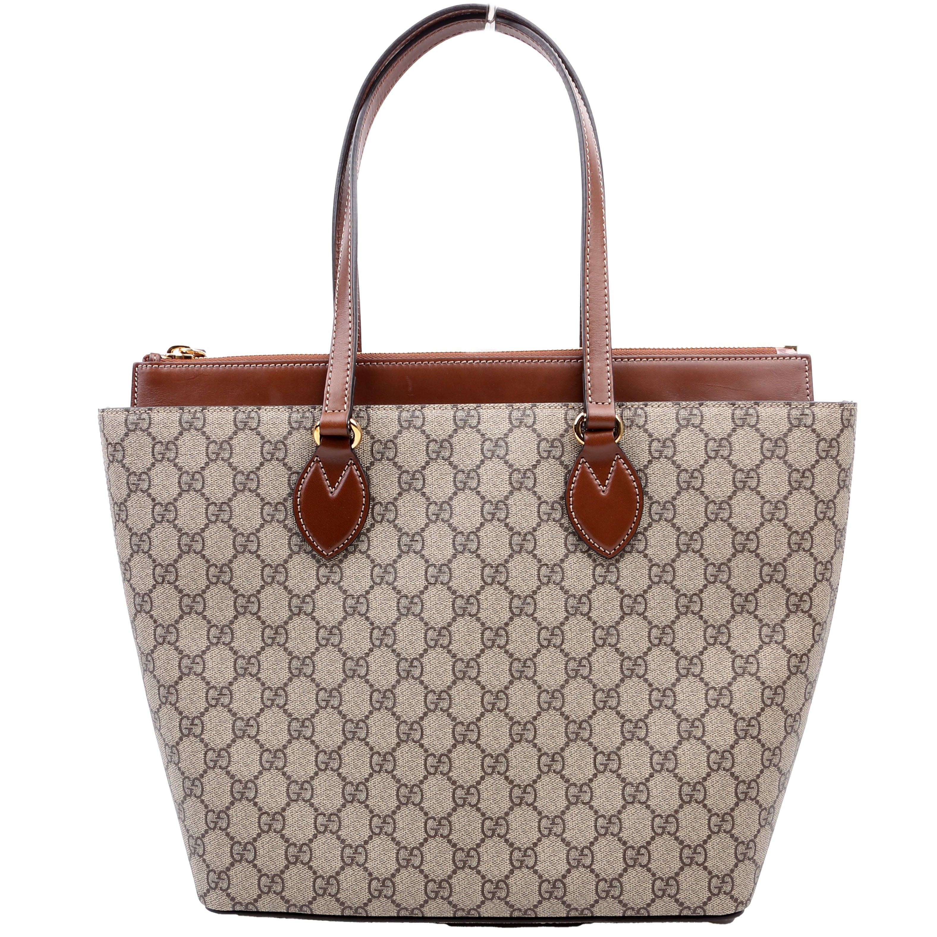 415721 GG Supreme Tote Brown/Beige