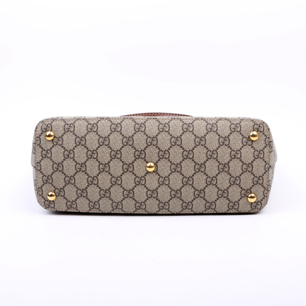 415721 GG Supreme Tote Brown/Beige
