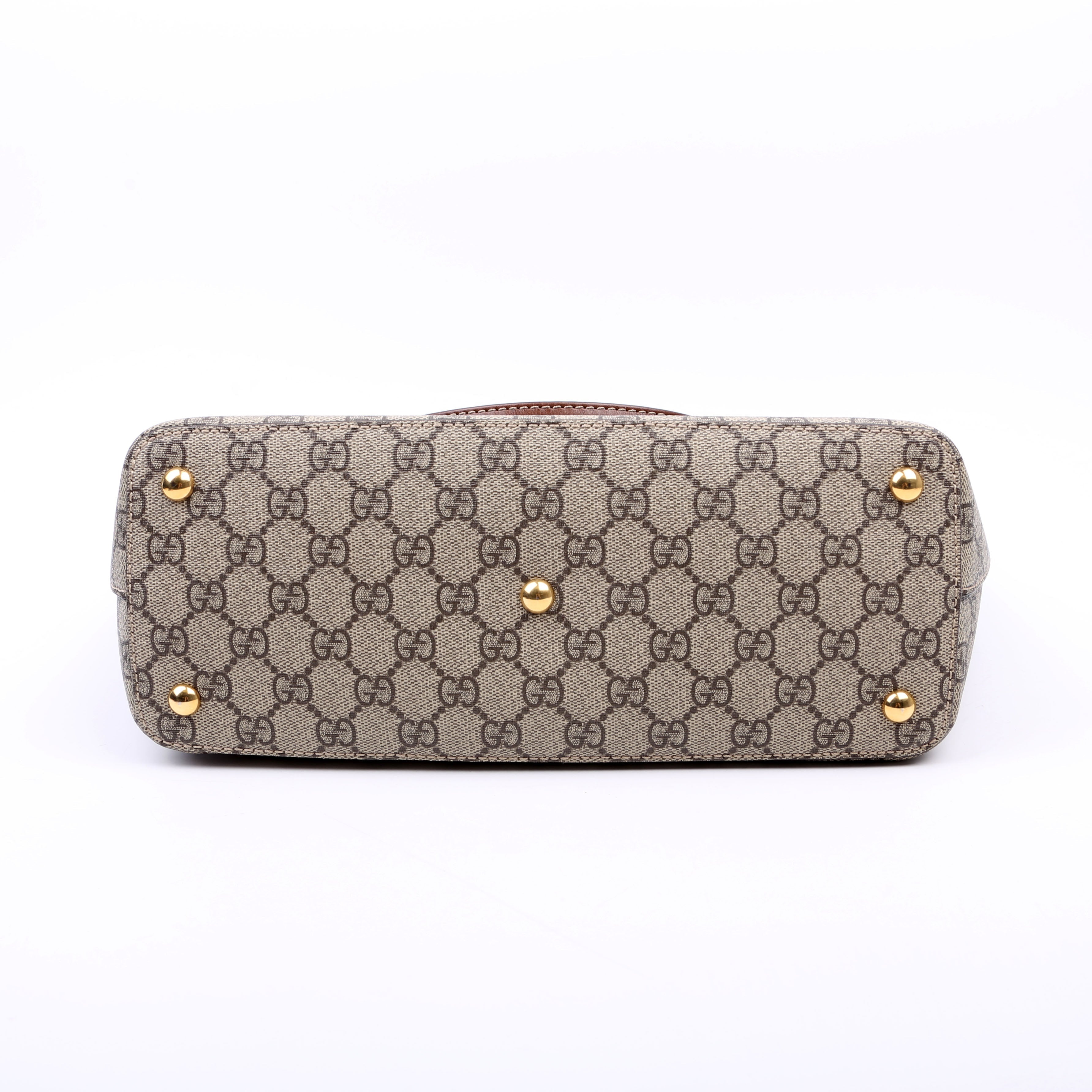 415721 GG Supreme Tote Brown/Beige