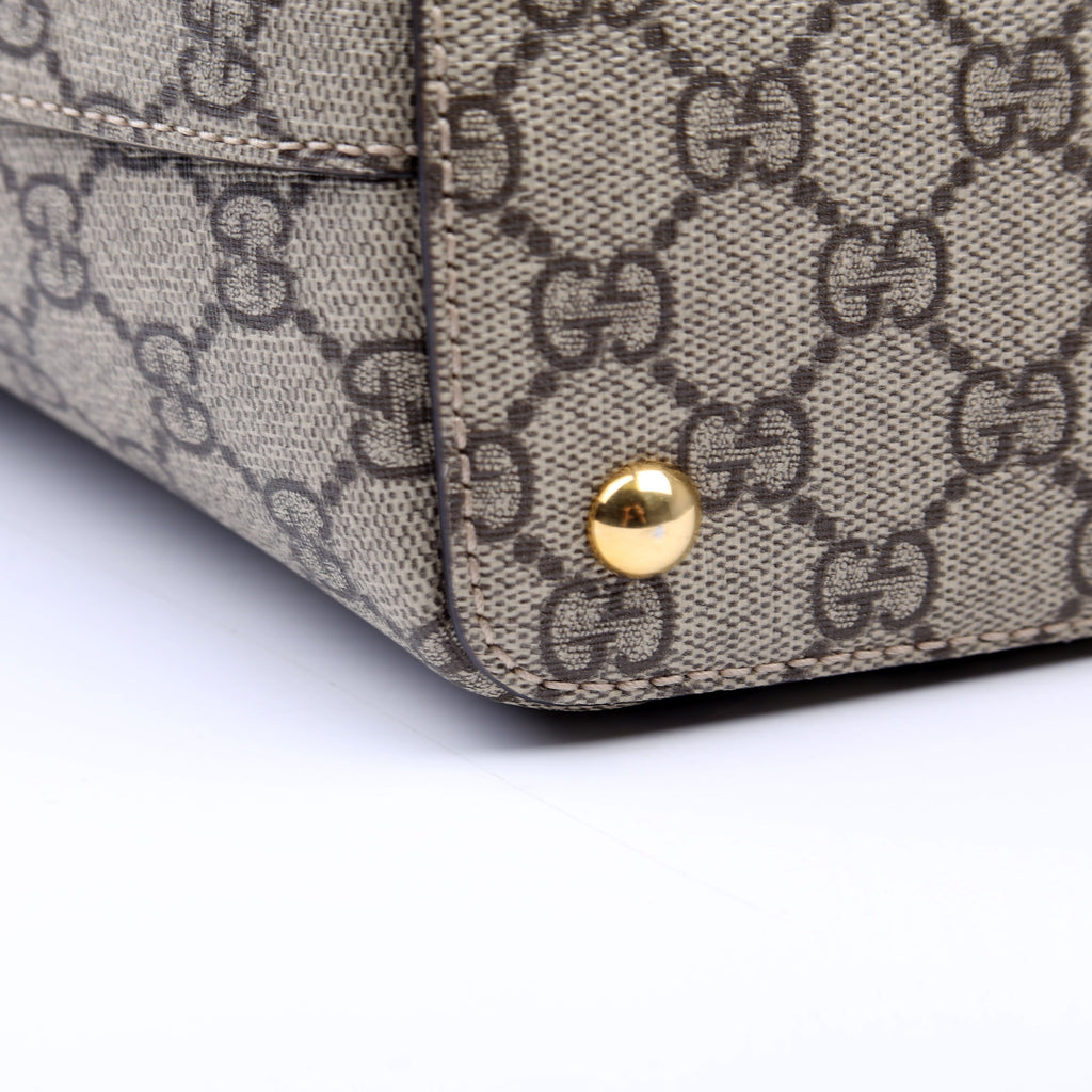 415721 GG Supreme Tote Brown/Beige