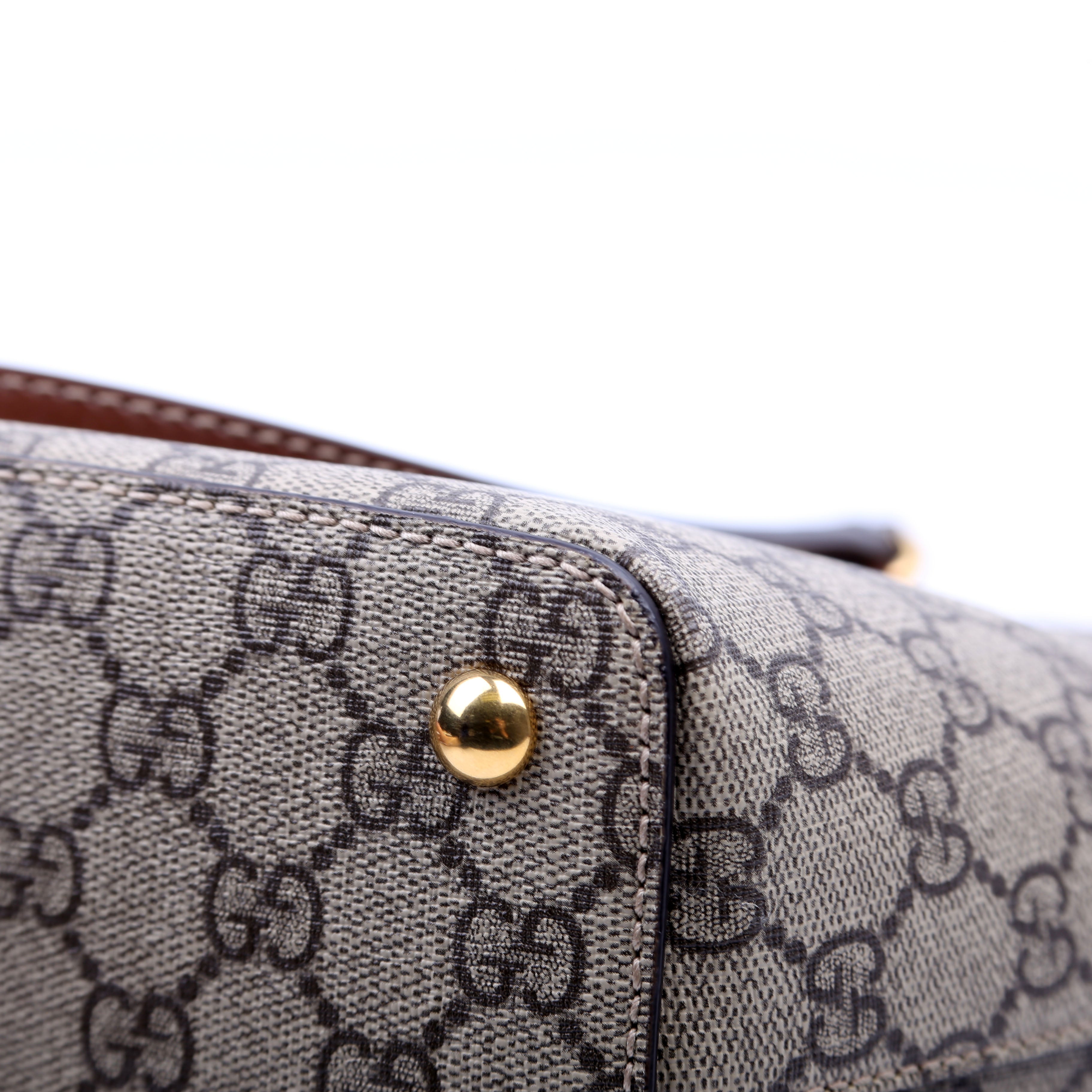 415721 GG Supreme Tote Brown/Beige