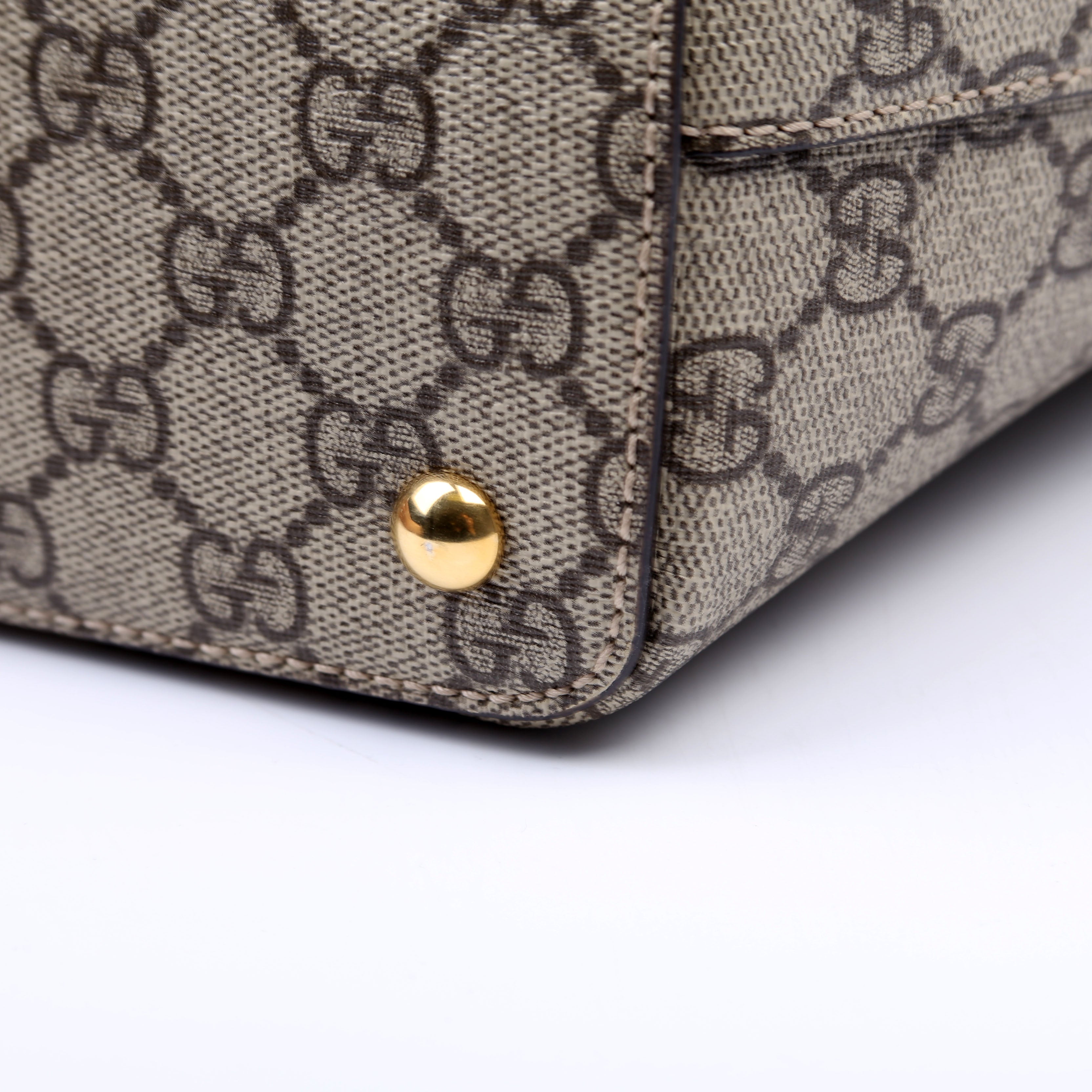 415721 GG Supreme Tote Brown/Beige
