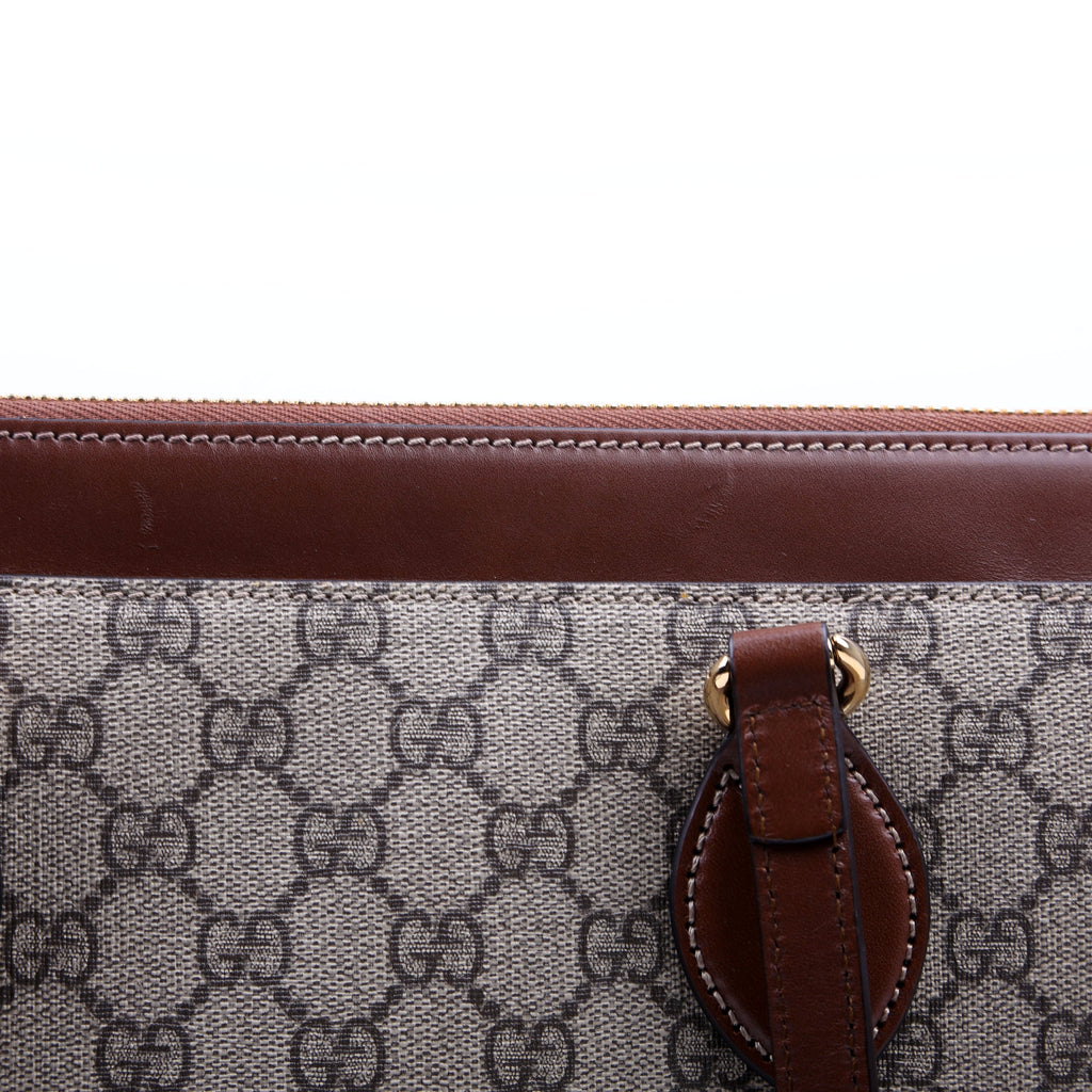 415721 GG Supreme Tote Brown/Beige