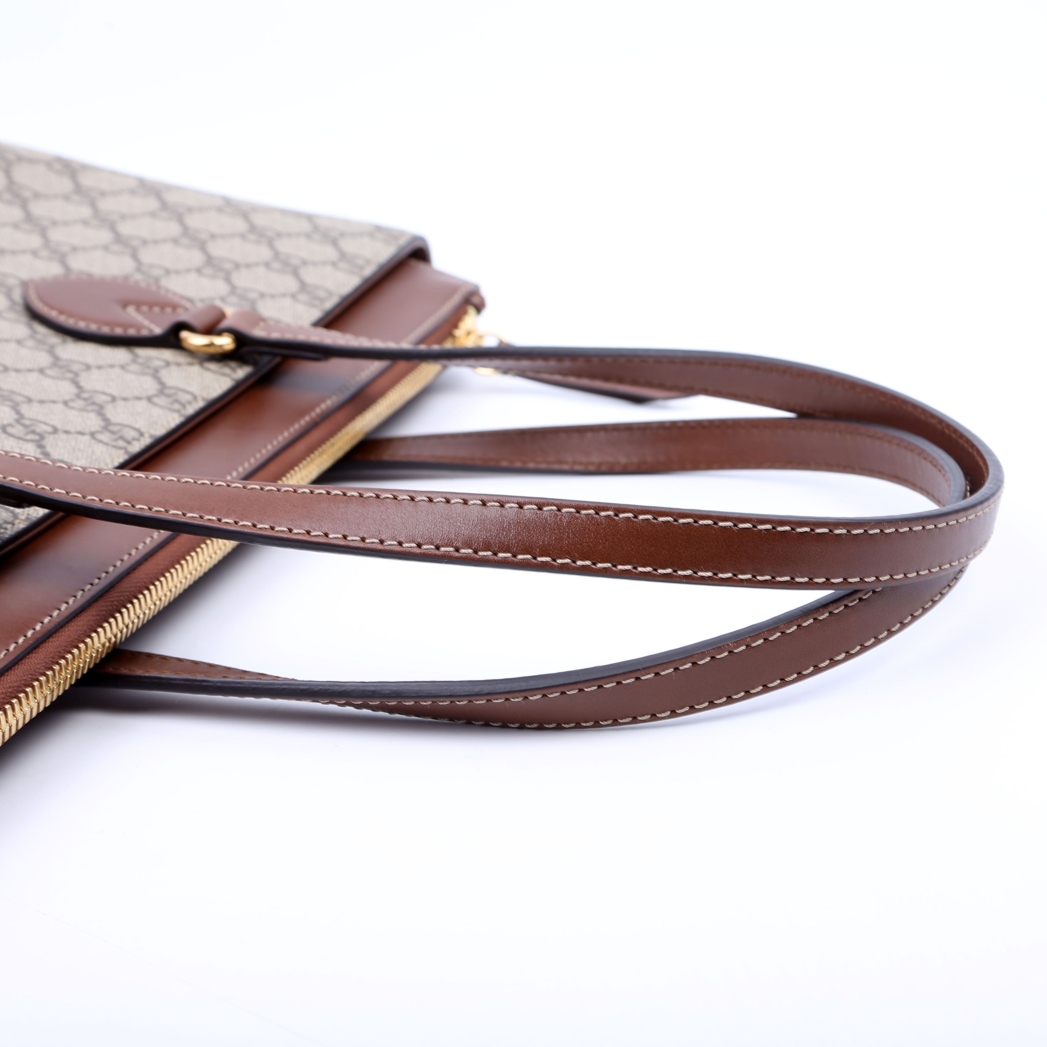415721 GG Supreme Tote Brown/Beige