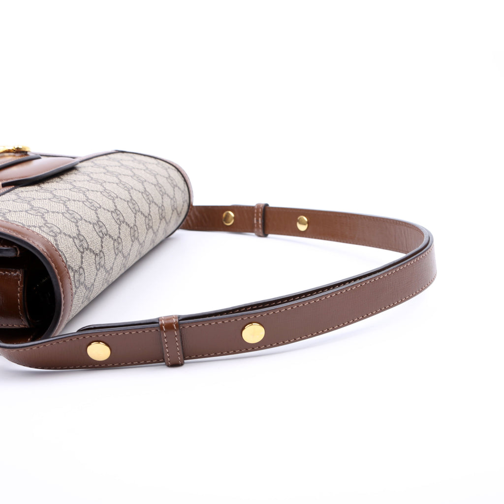 Gucci 602204 Horsebit Shoulder Bag Brown