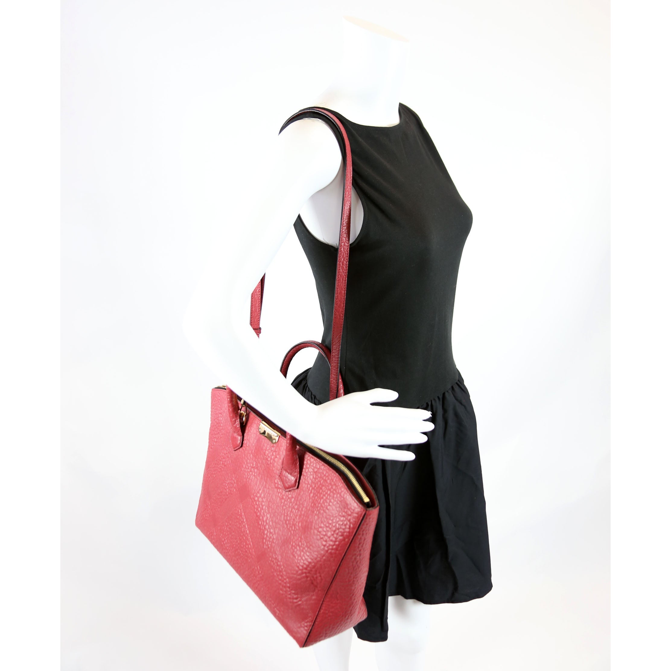 Heritage Leather Dewsbury Medium Tote Berry