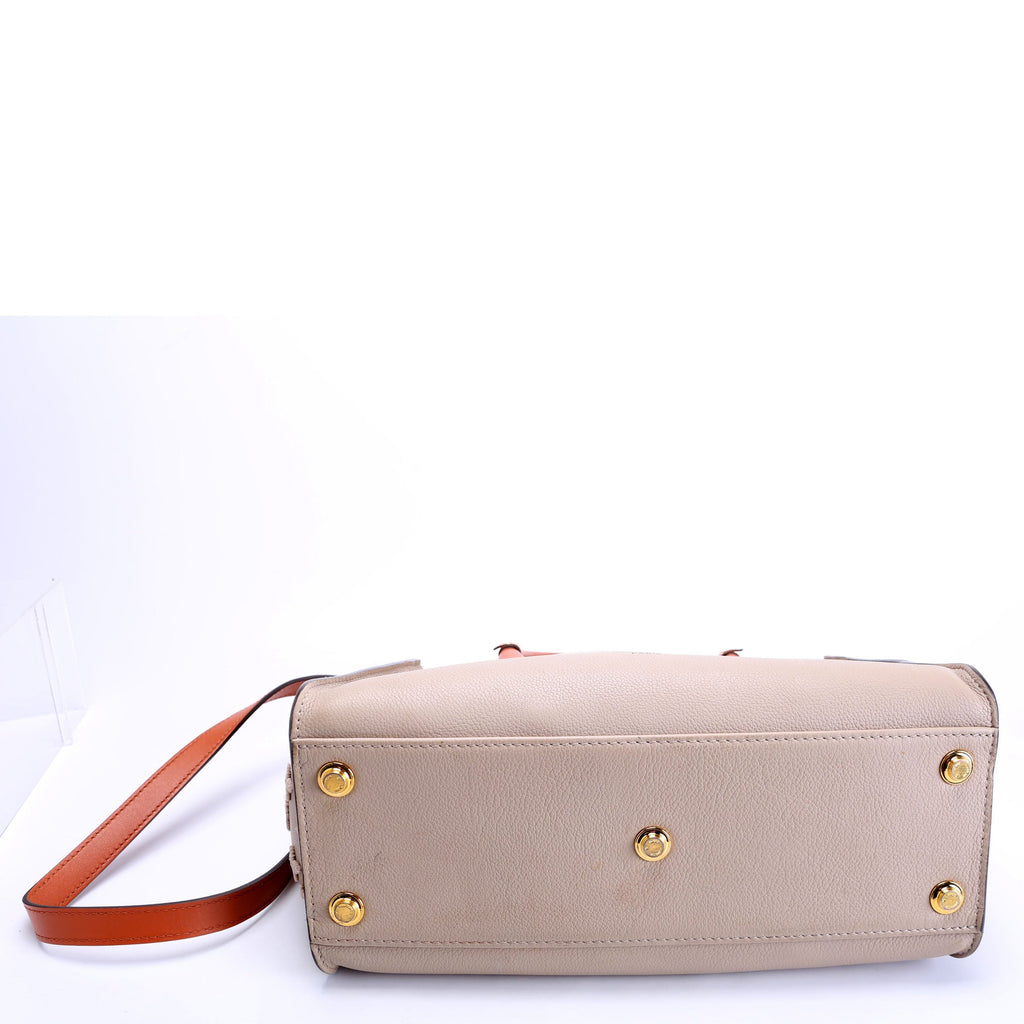 On My Side MM Calfskin Taupe