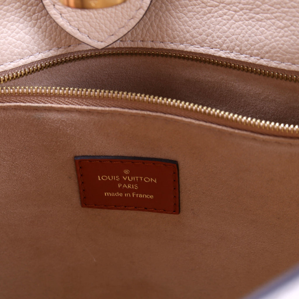 On My Side MM Calfskin Taupe