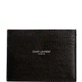 375946 Paris Grain Leather Card Holder Black
