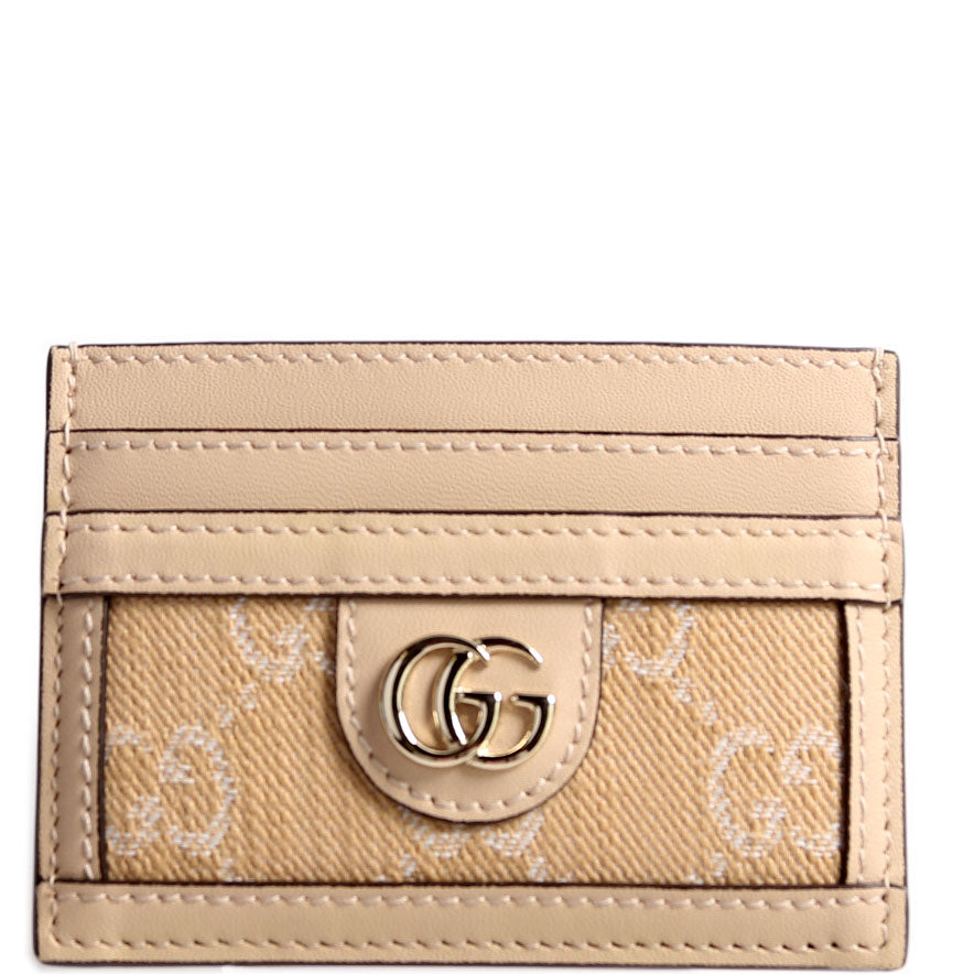 523159 Ophidia GG Card Case Nude