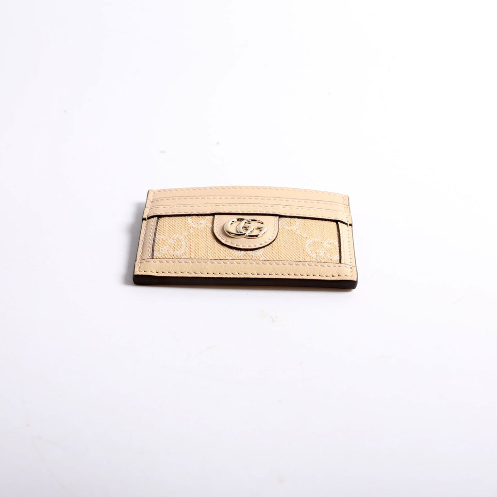 523159 Ophidia GG Card Case Nude