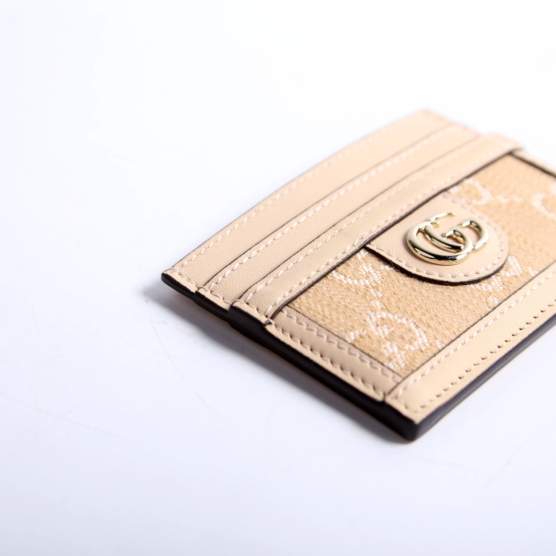 523159 Ophidia GG Card Case Nude