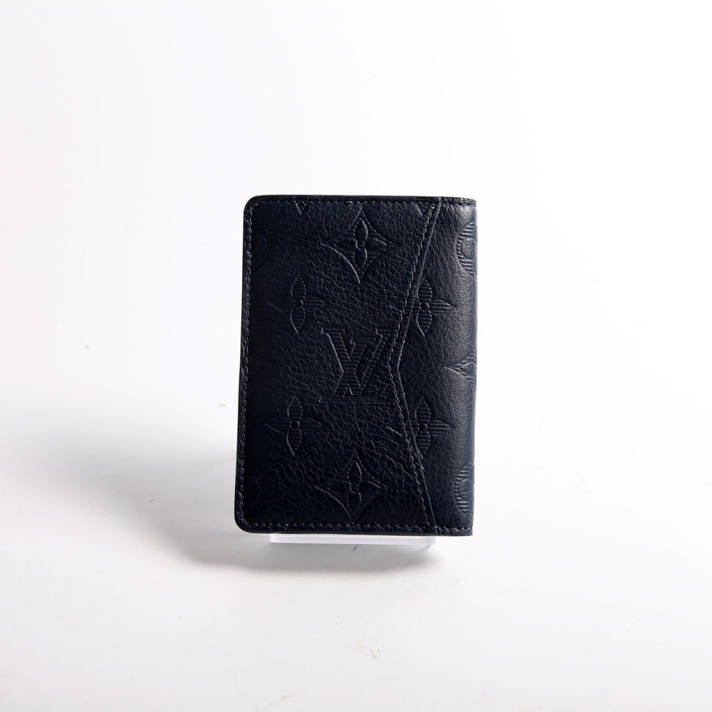 Pocket Organizer Monogram Shadow Calfskin Navy