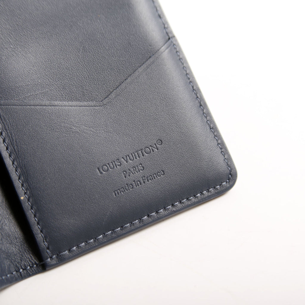 Pocket Organizer Monogram Shadow Calfskin Navy