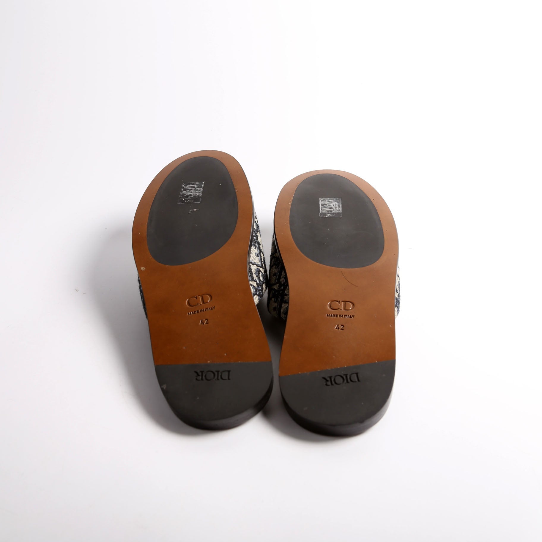 Indior Mules Oblique Canvas Size 42