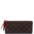 Adele Wallet Monogram Red