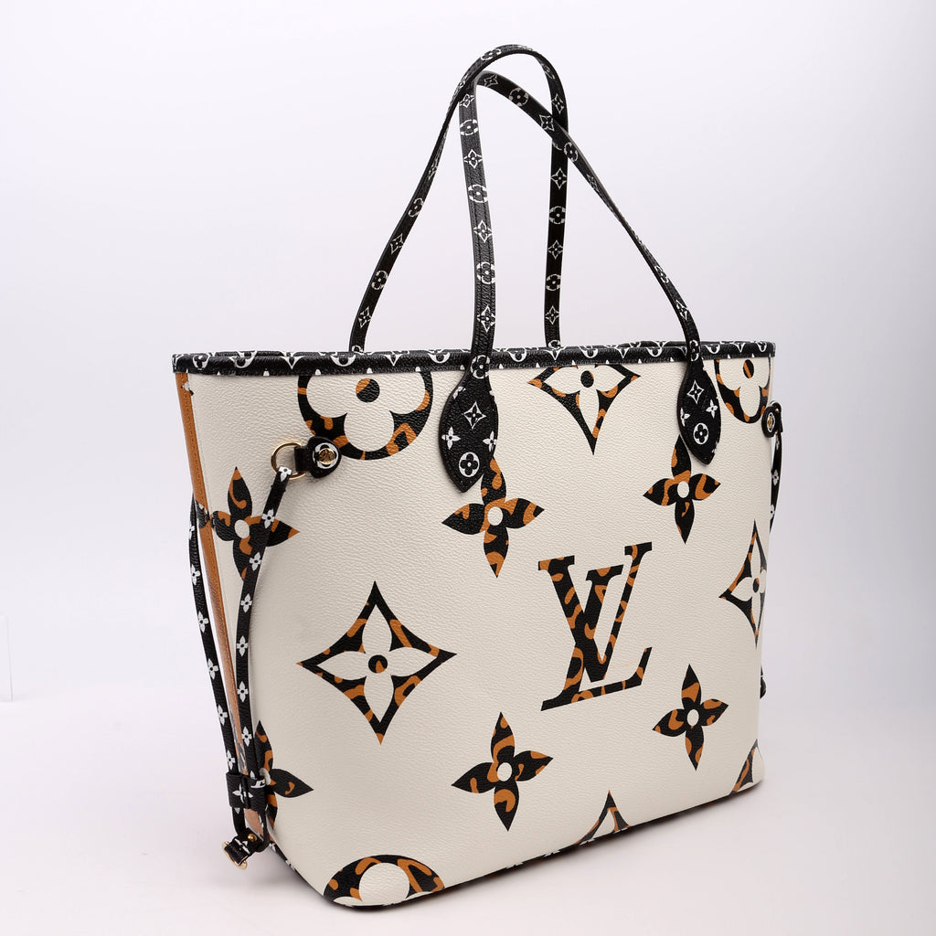 Neverfull With Wallet MM Jungle Ivory/Brown