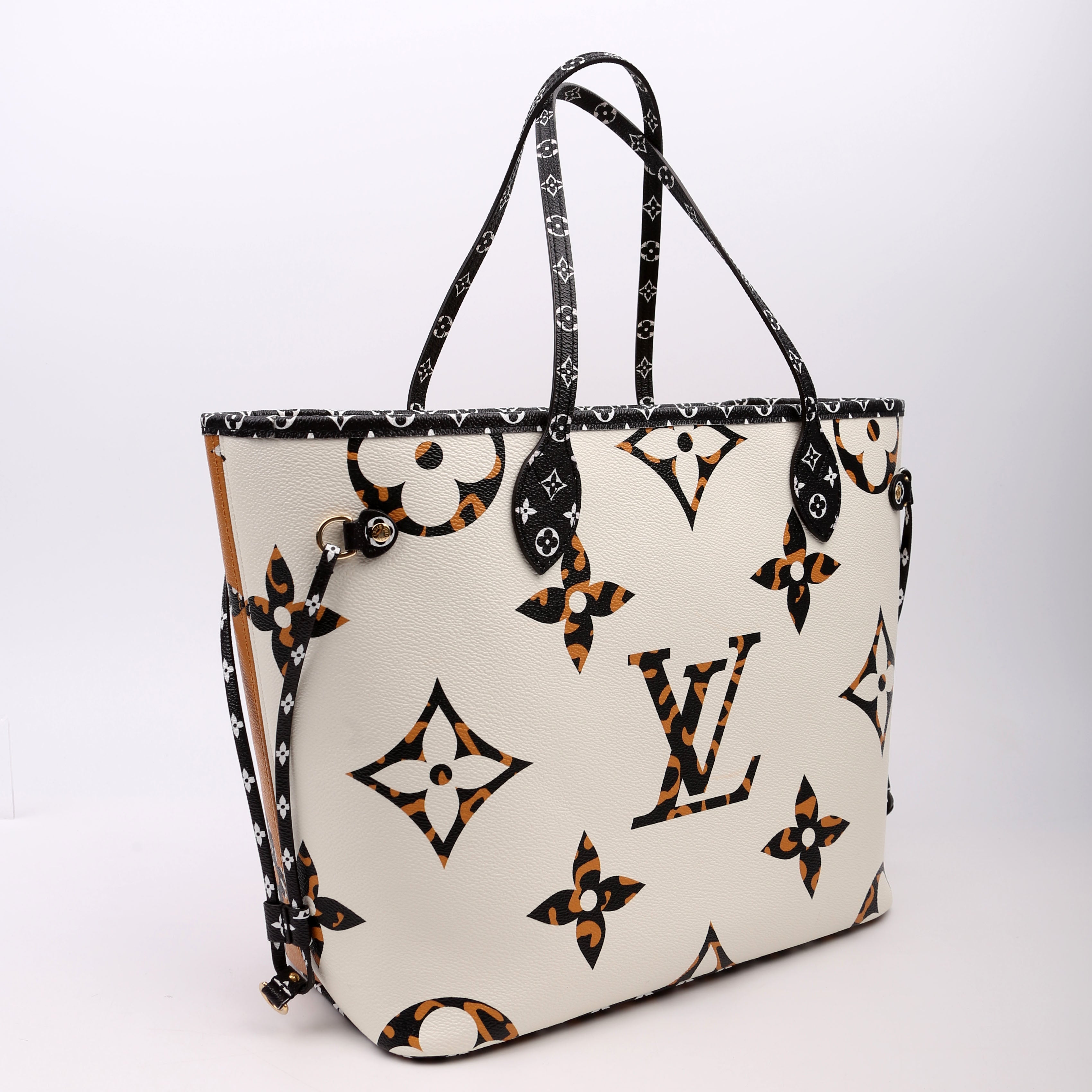 Neverfull With Wallet MM Jungle Ivory/Brown